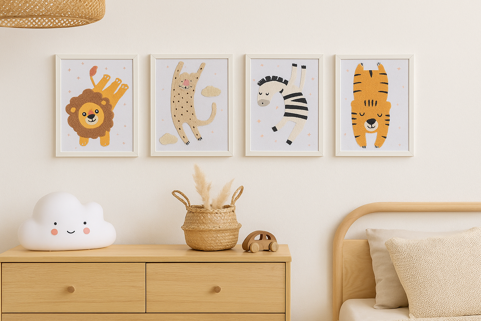 Set de cuadros infantiles Wild