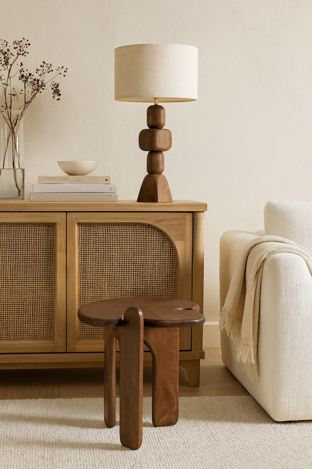 Mesa auxiliar Madera Orgánica