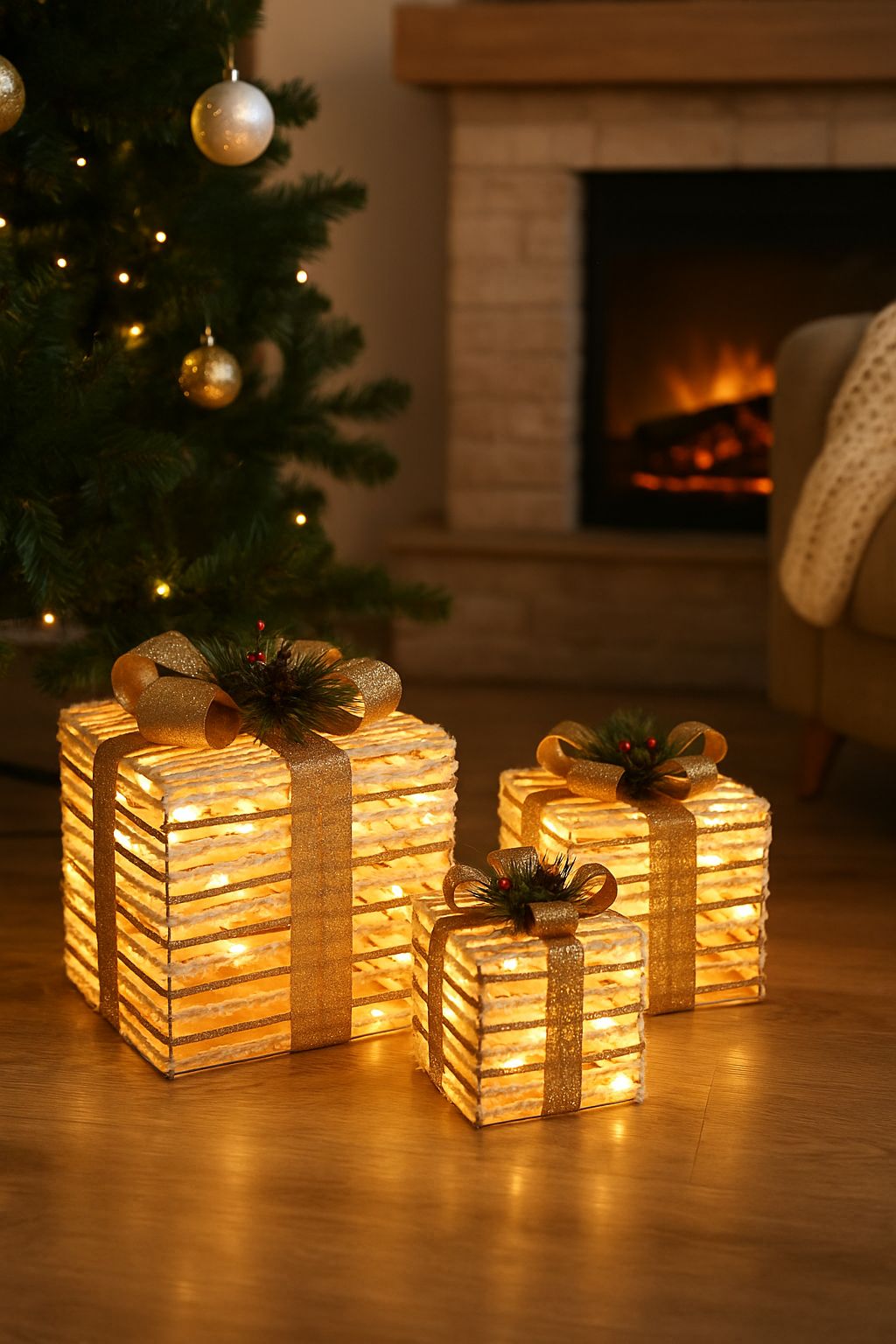 Cajas Regalo Luminosas (3 uds.)