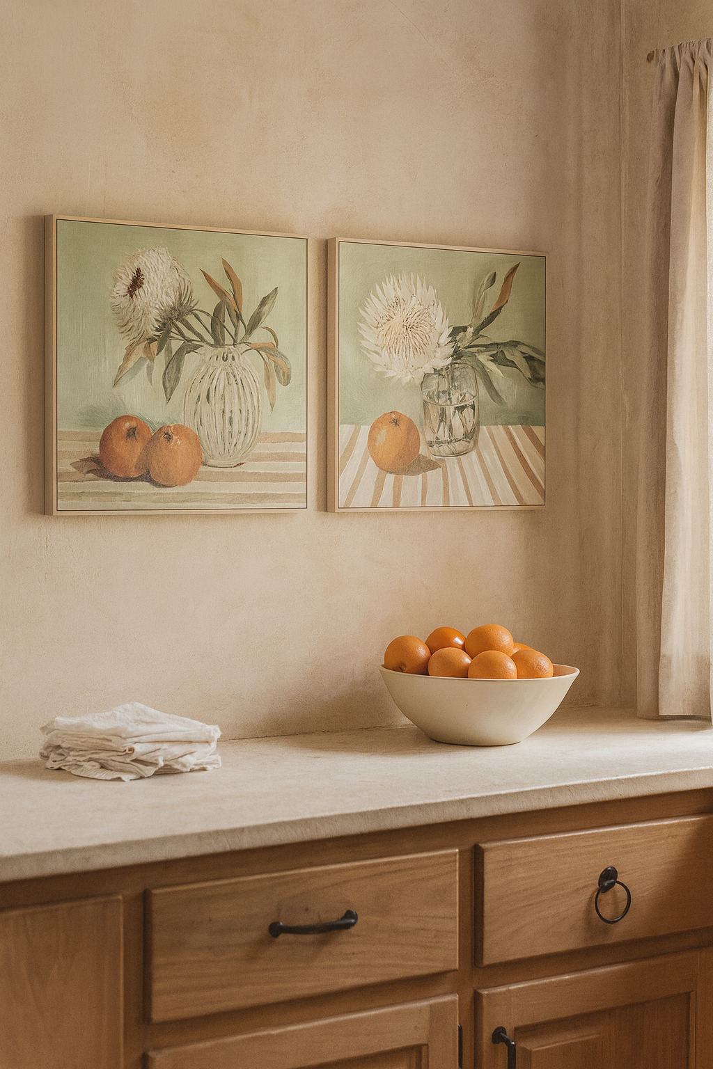 Set Lienzos Valencia 83x83 cm (2 Uds)