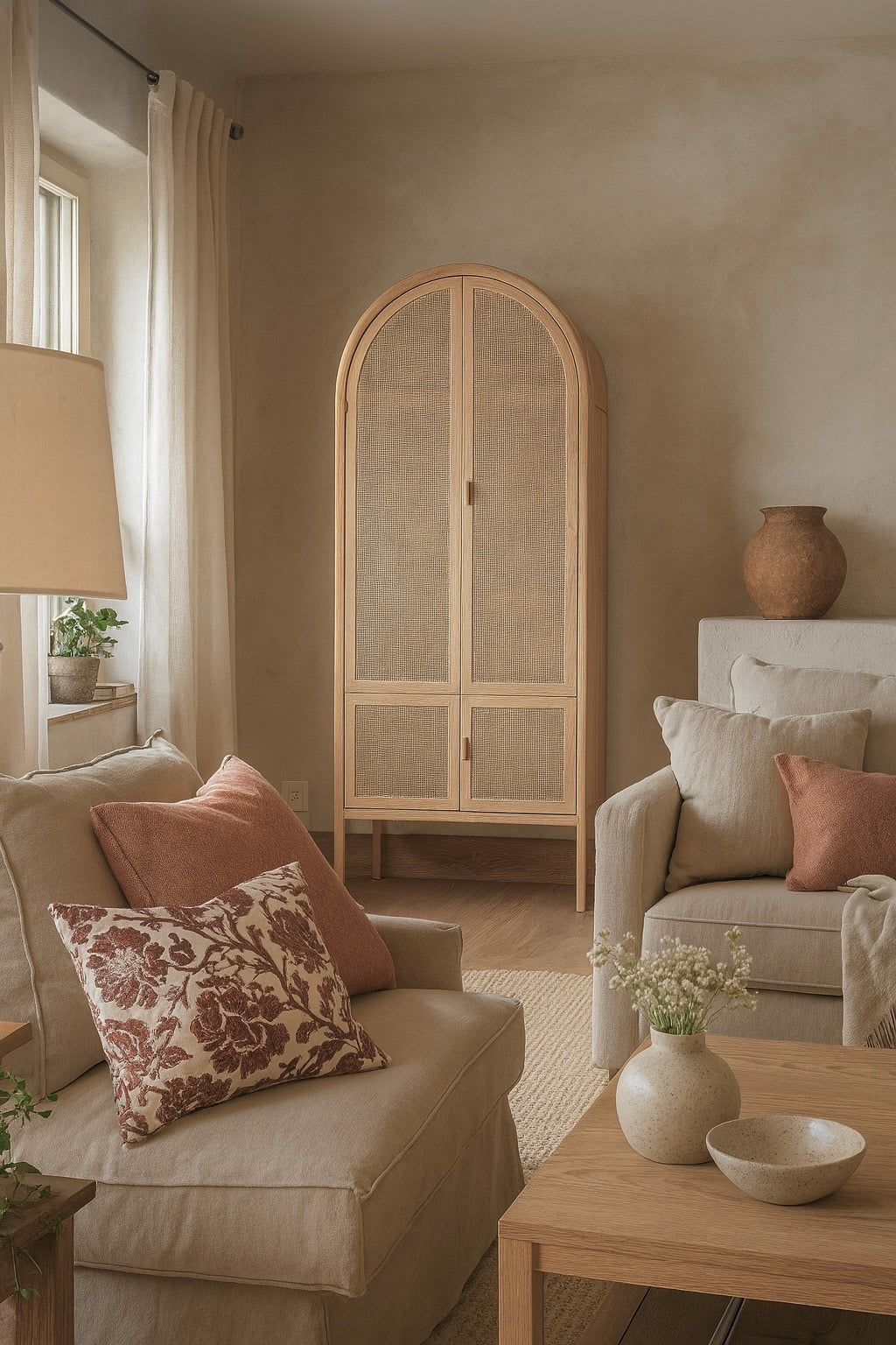 Aparador Ratán Curve