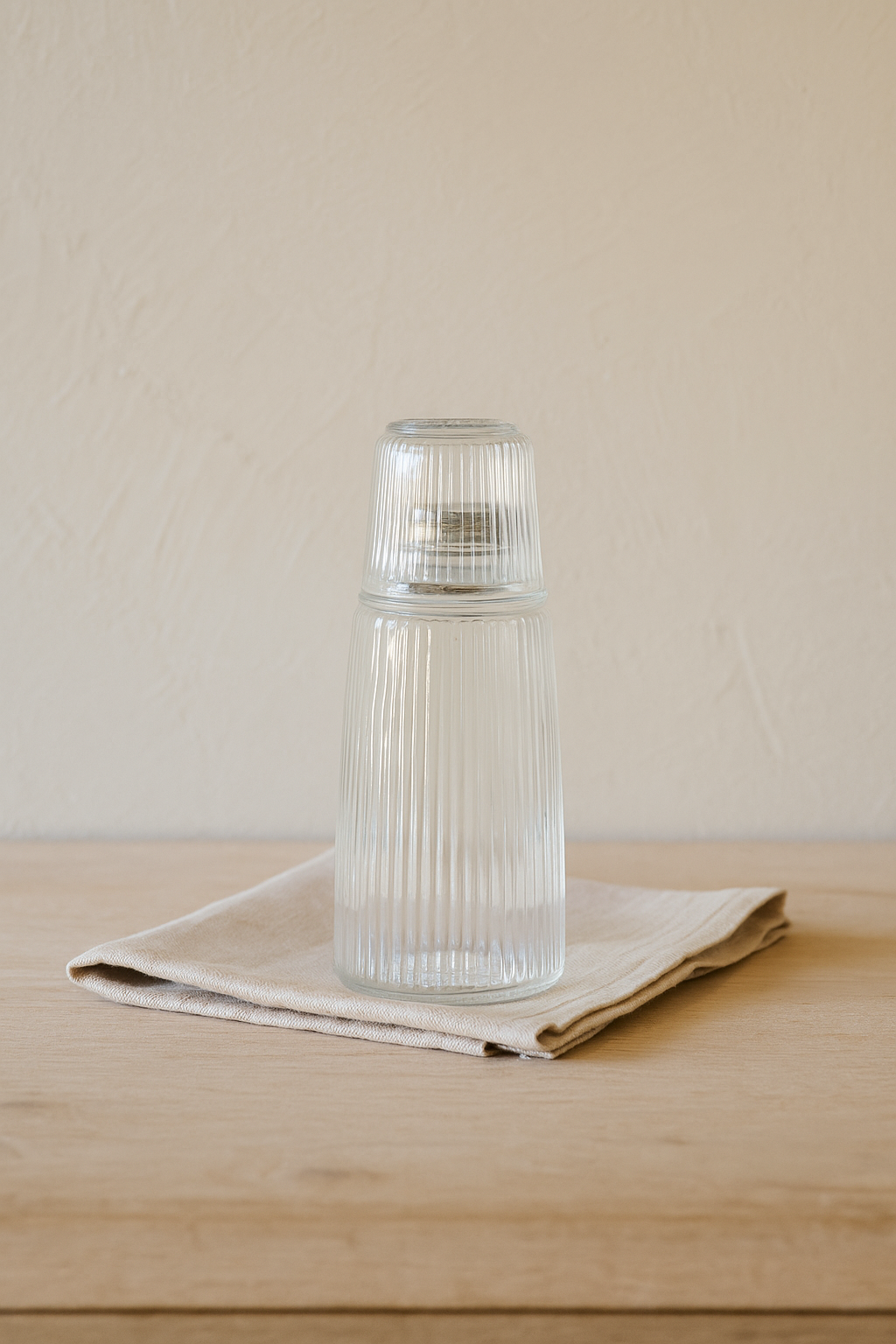 Botella de Agua con vaso