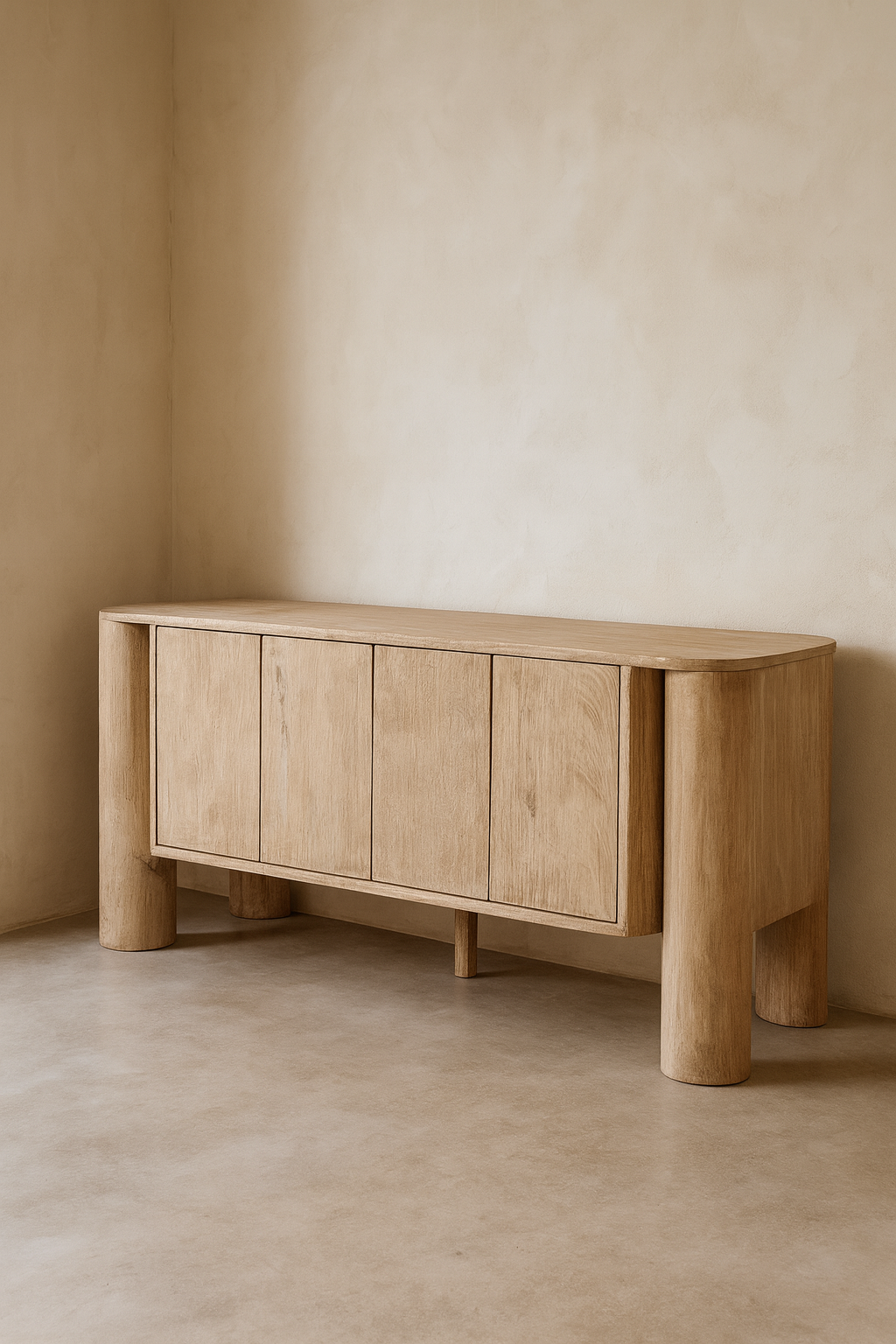 Mueble de TV Madera de mango Curvy