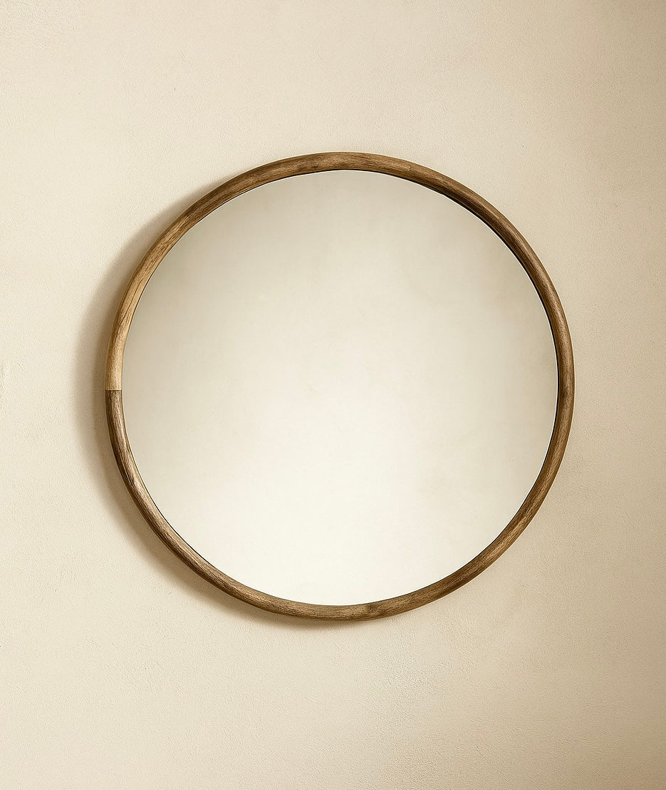 Espejo de pared madera de mango Tropical