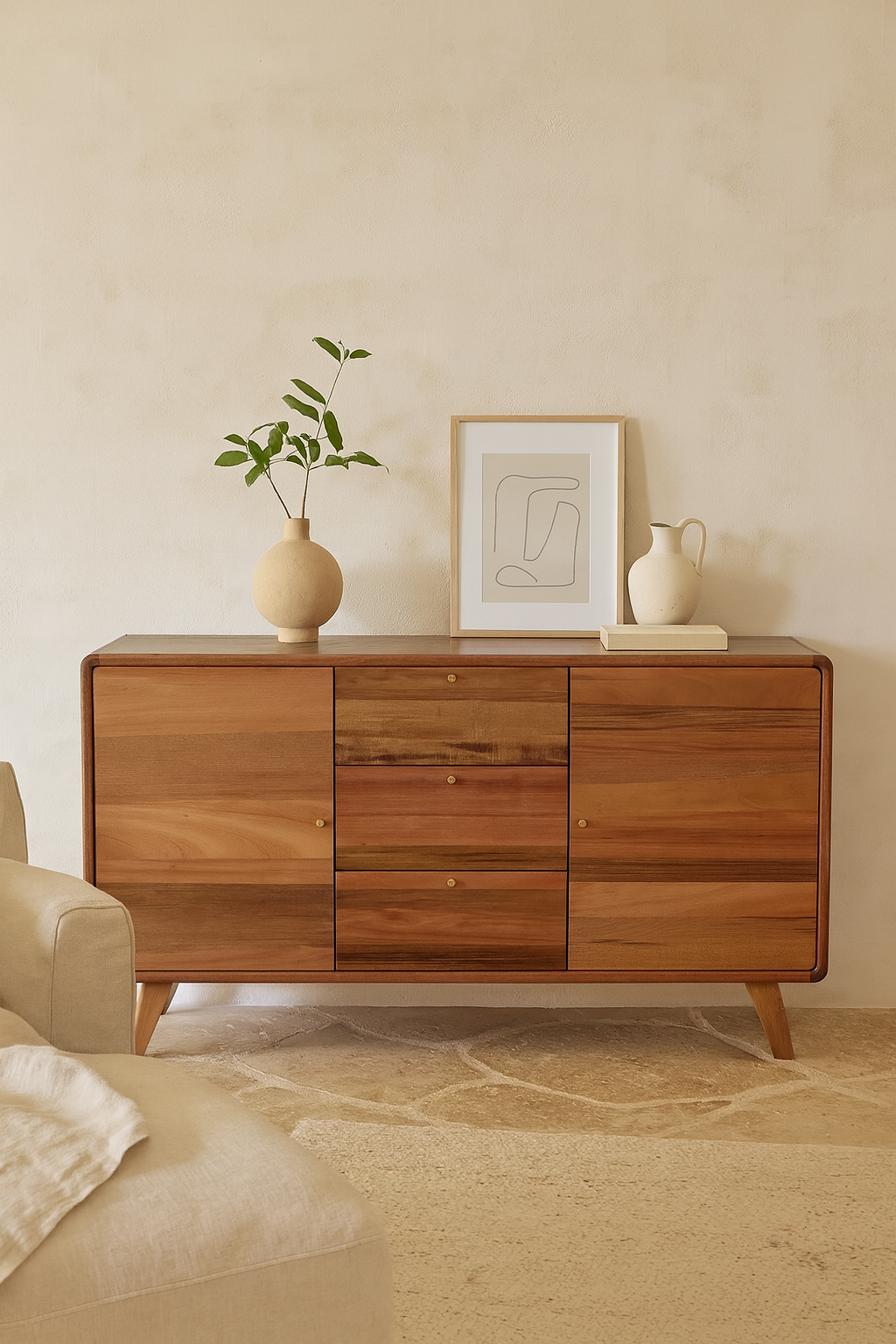 Aparador Madera de Acacia con cajones