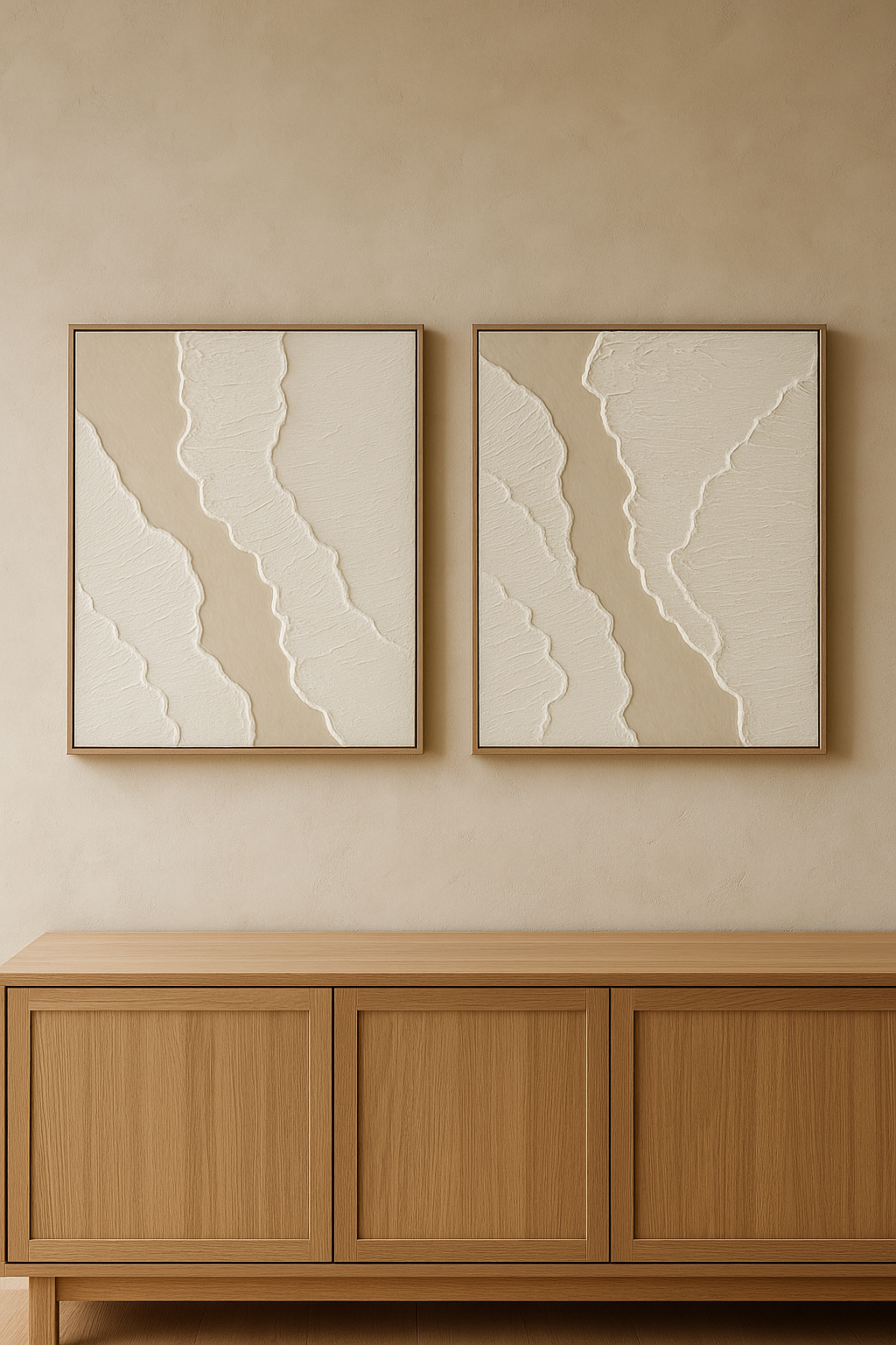 Cuadros White Sea 60x80 cm (2 Uds)