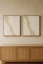 Cuadros White Sea 60x80 cm (2 Uds)