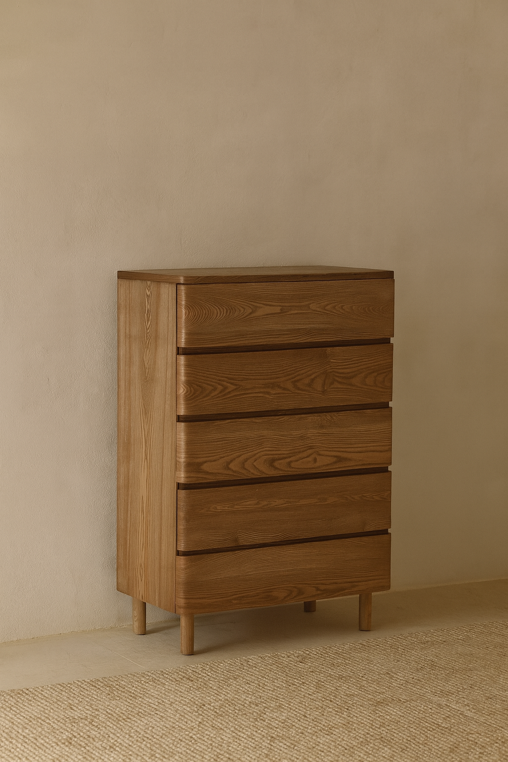 Cajonera Cómoda Madera Oscura