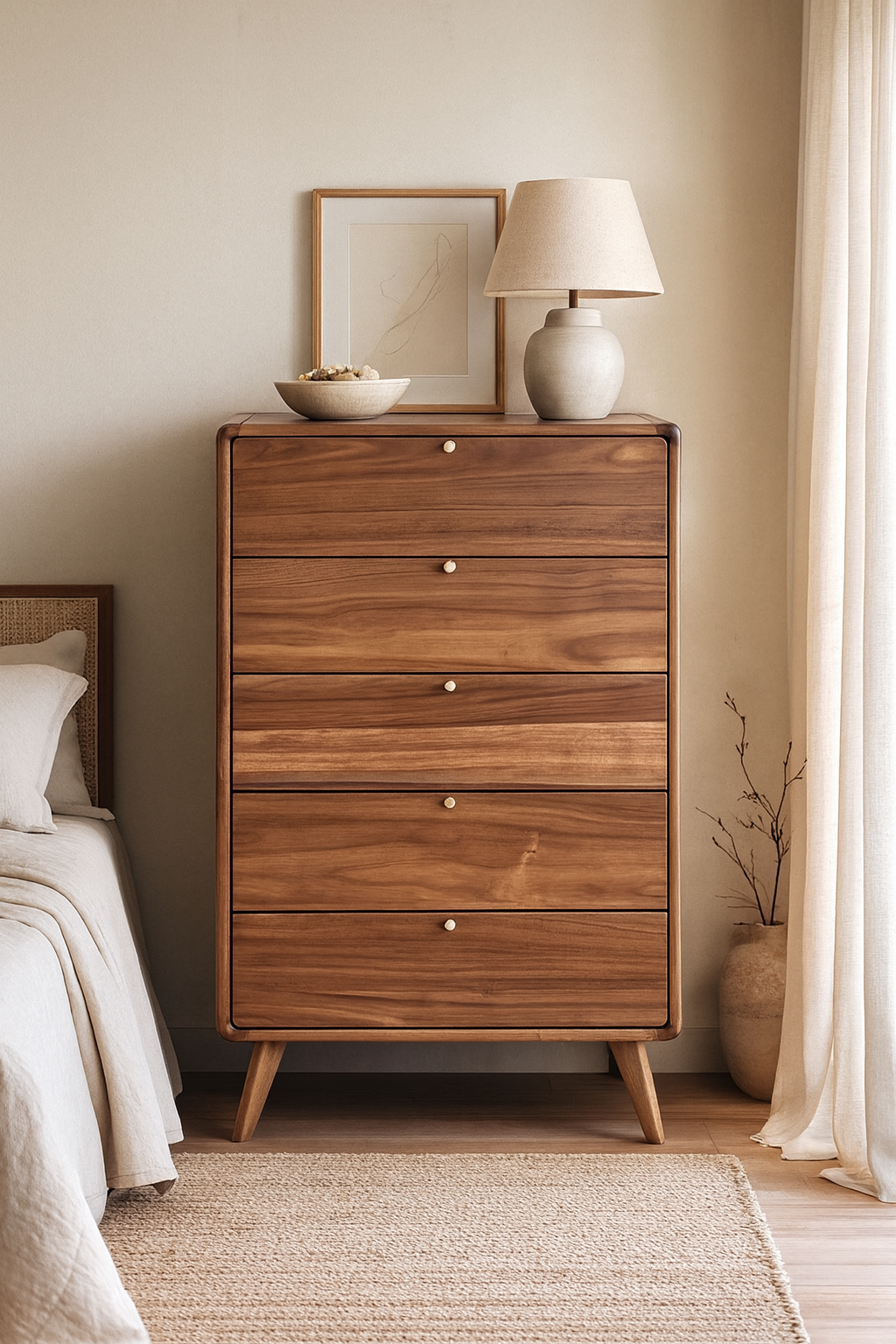 Cómoda con cajones Madera de Acacia