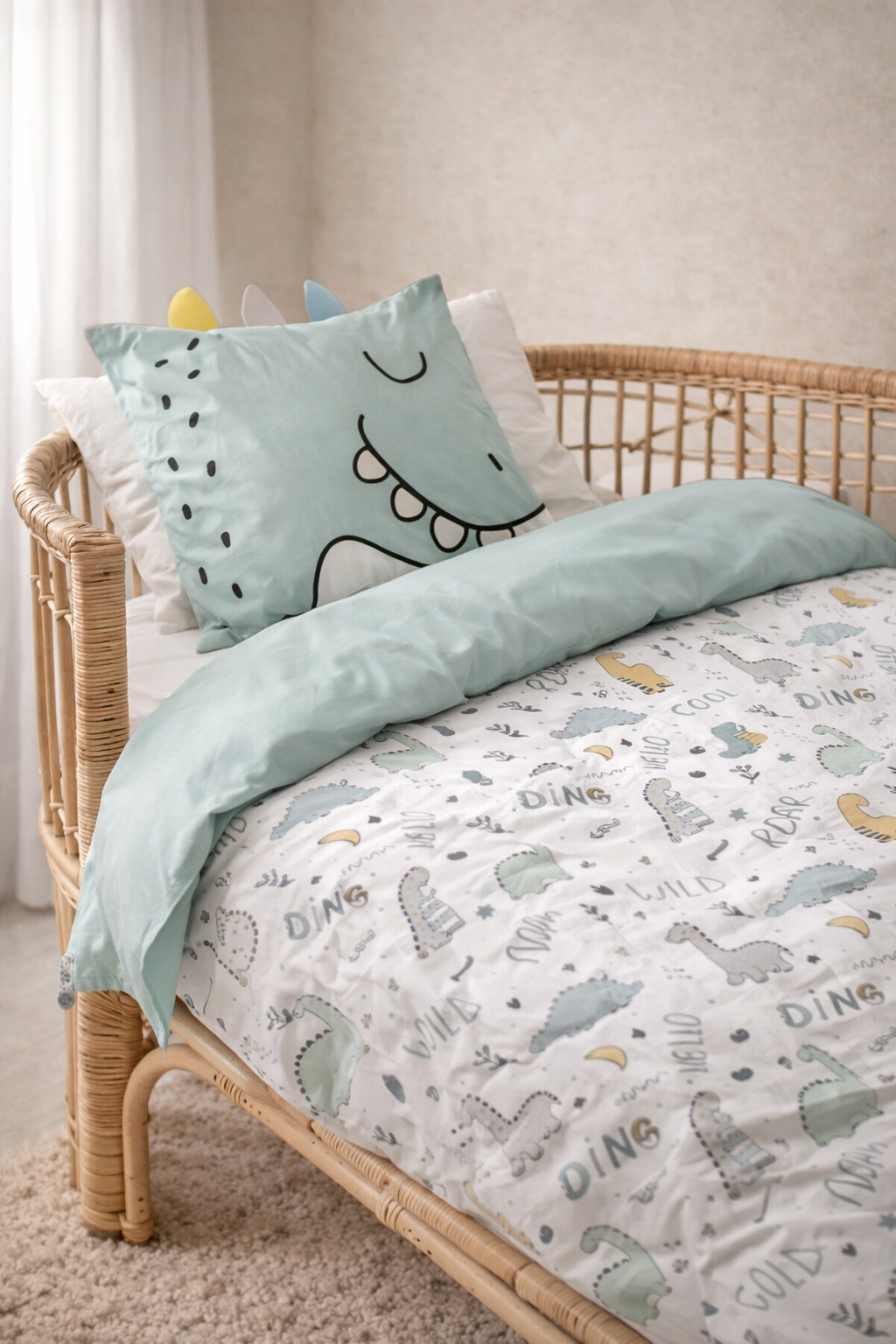 Juego de funda nórdica Infantil Dino