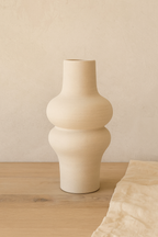 Jarrón Blanco Cerámica