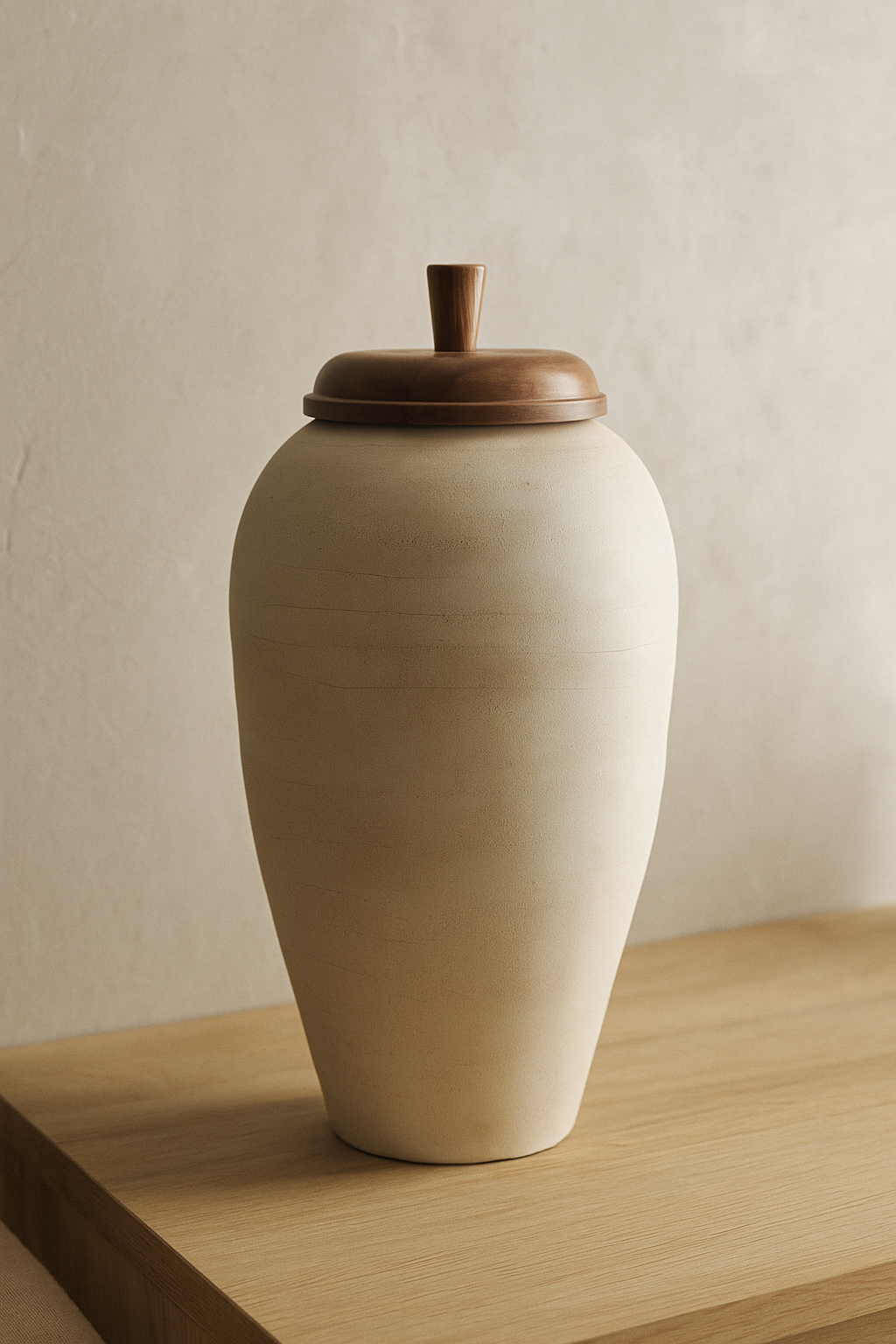 Jarrón Cerámica con tapa (Large)