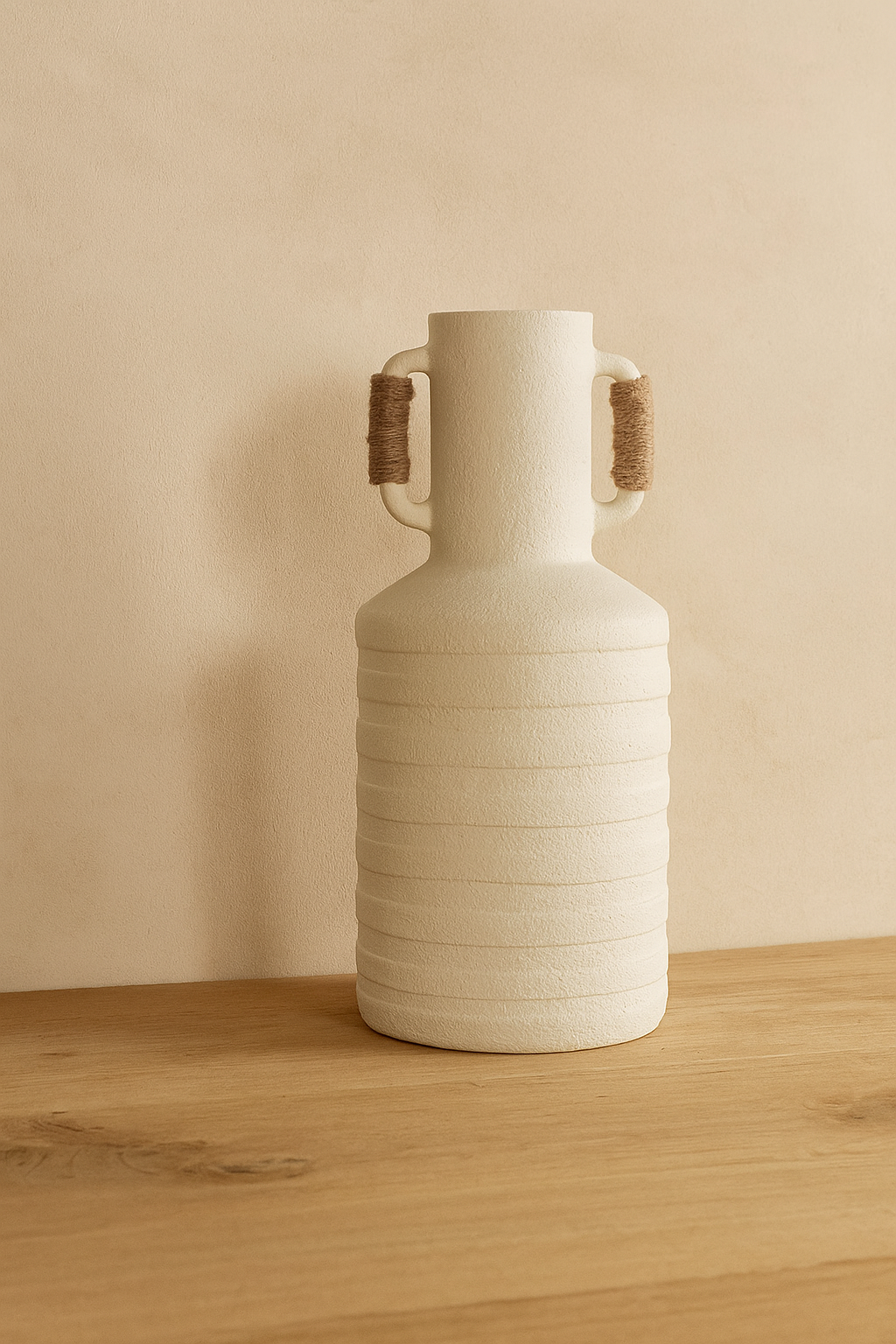 Jarrón Terracota con asas (alto)