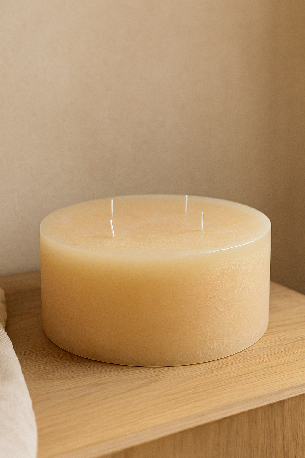 Maxi Vela Crema (25 cm diámetro)