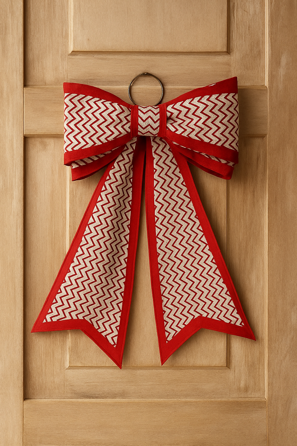 Lazo Árbol Navidad Rojo