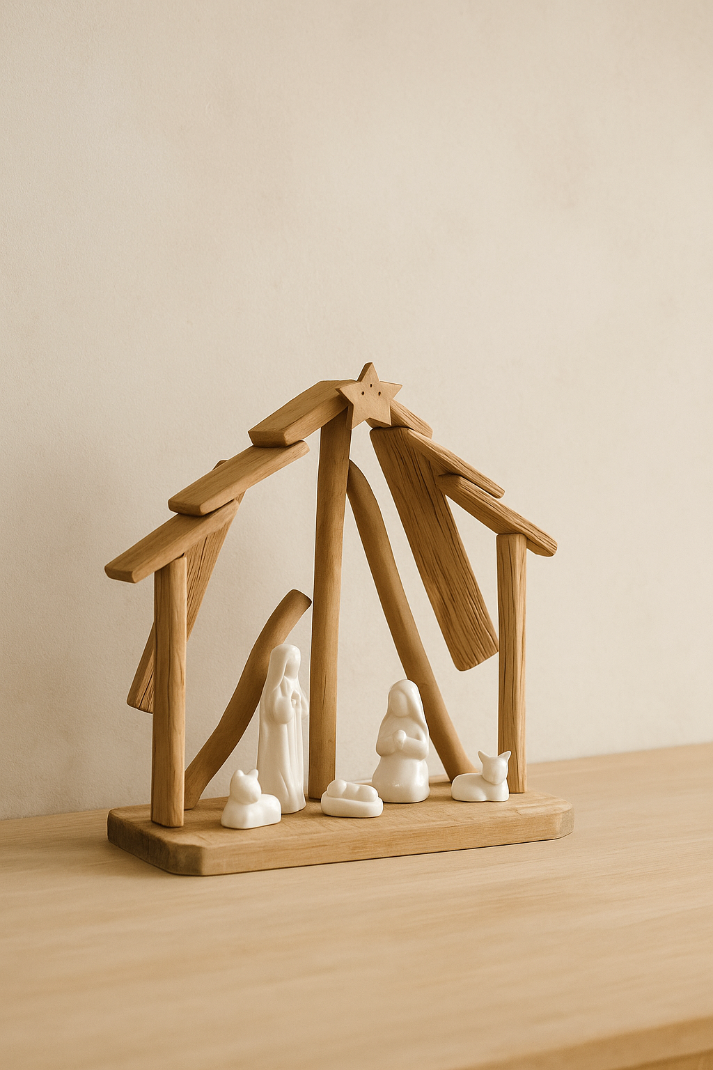 Belén de Navidad Minimalista (Medium)