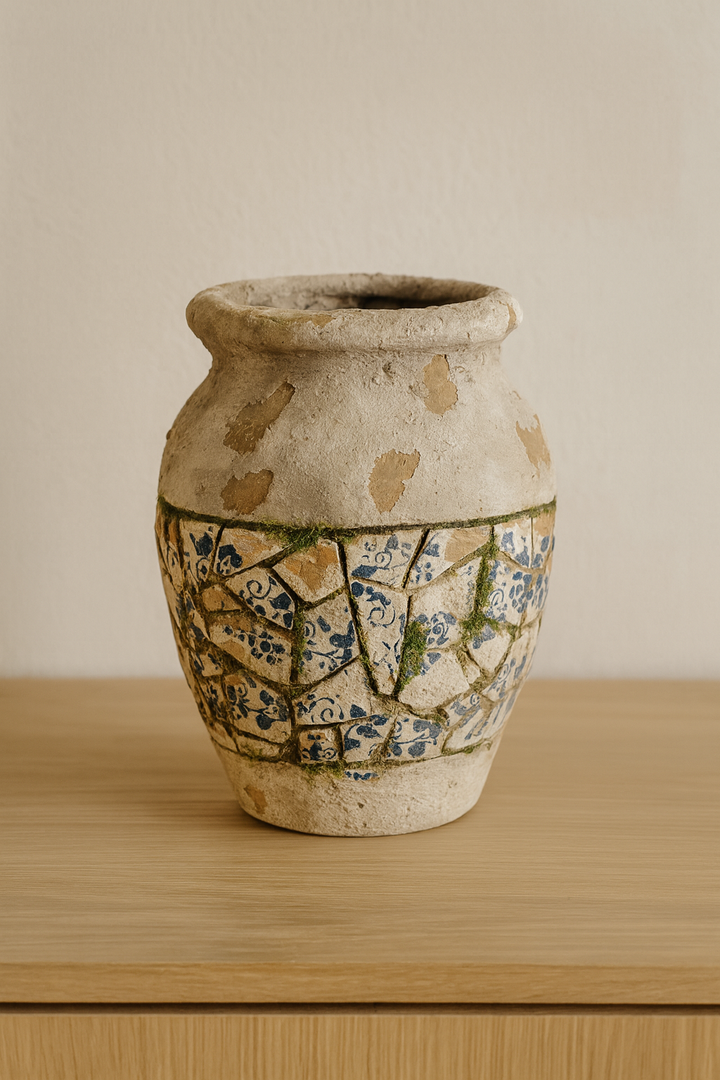 Jarrón decorativo jardín Polinesia