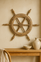 Decoración de Pared Timón envejecido