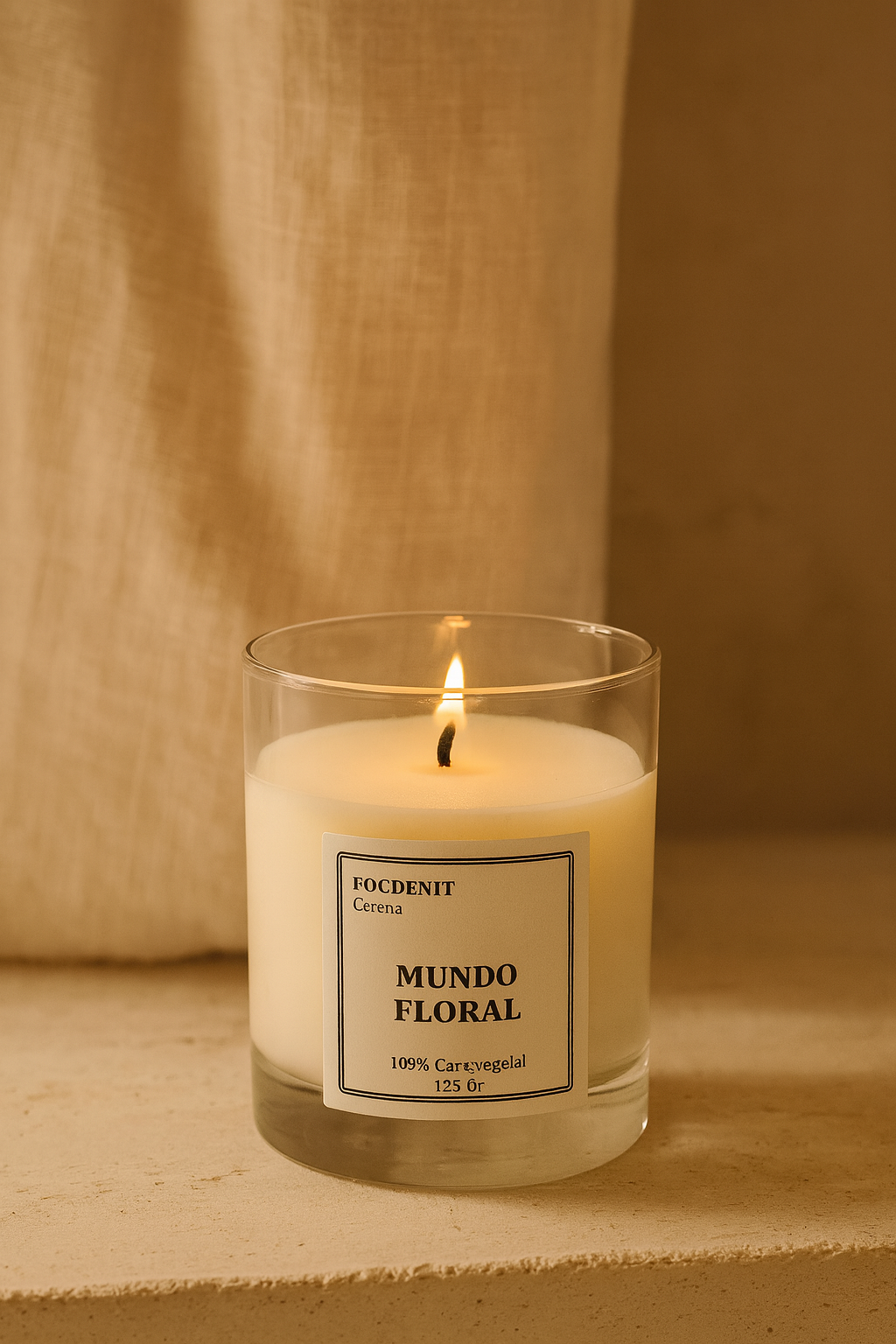 Vela vegetal Mundo Floral