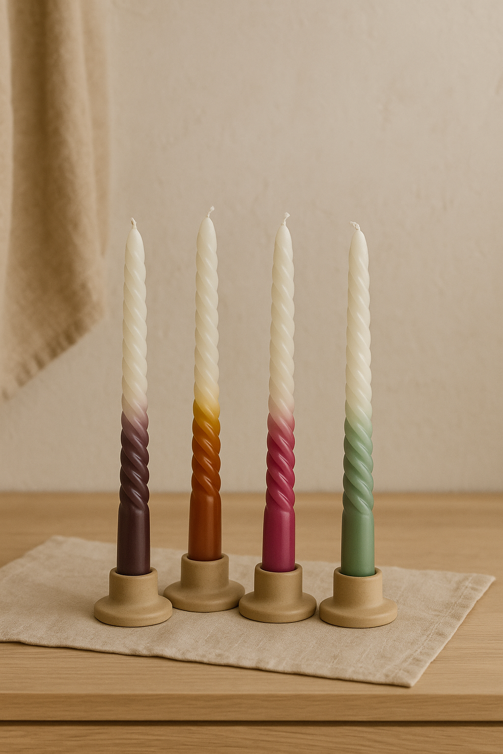 Set de Velas Bicolor