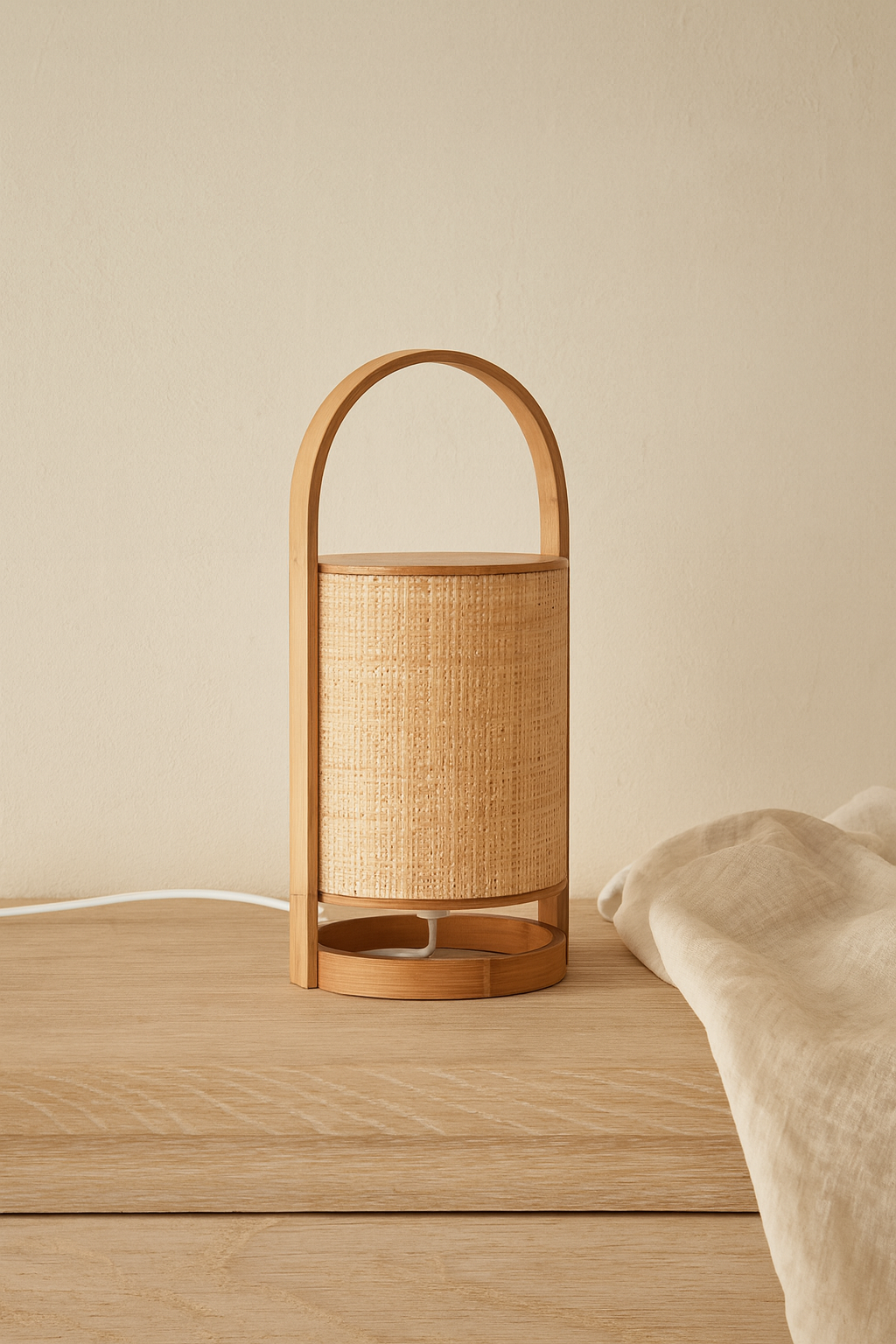 Lámpara con asas Bambú