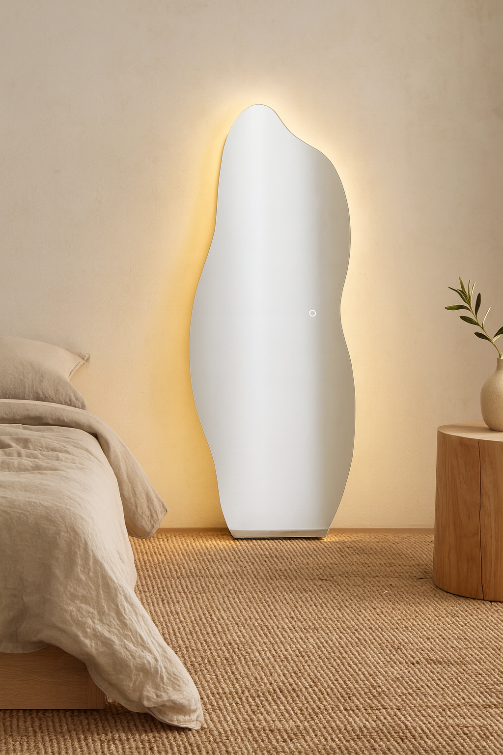 Espejo de pared Curve con Led
