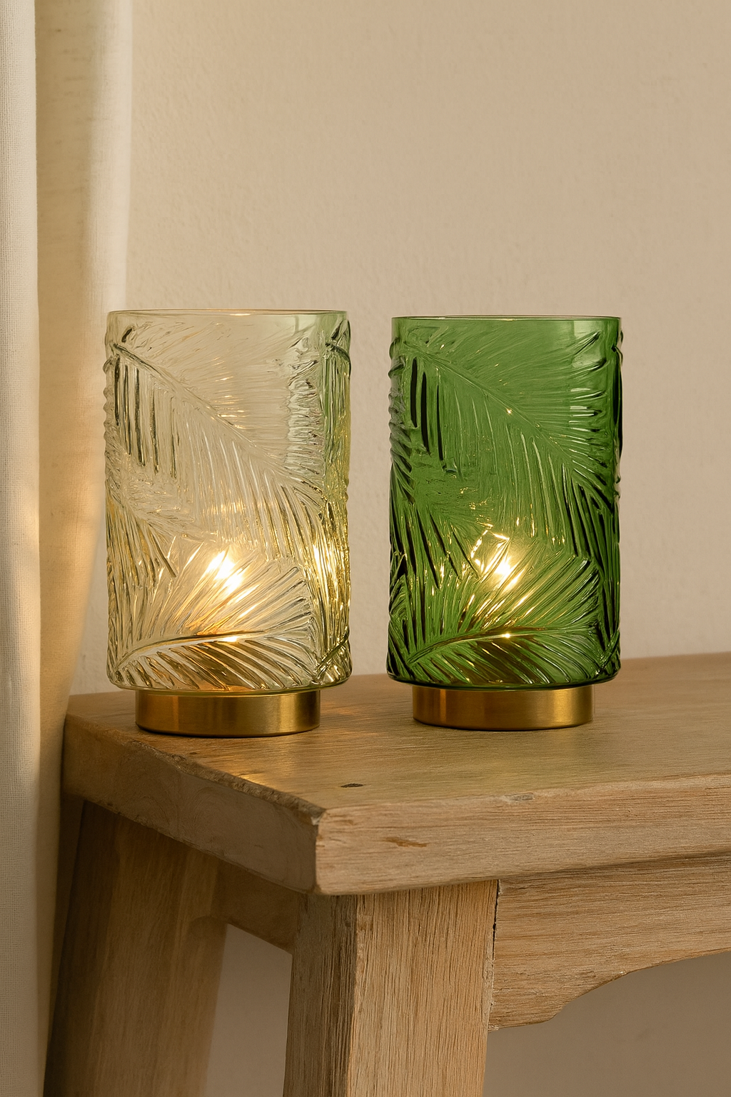 Decoración luminosa Cristal Tropical (2 Uds)