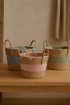 Juego de cestas decorativas infantiles (3 uds.)