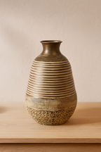 Jarrón Verde Aluminio