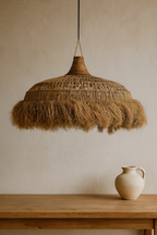 Lámpara de Techo Sombrilla Boho Mediterráneo