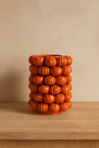 Jarrón Naranjas Cerámica Gres Tropical